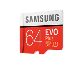 Карта памяти Samsung 128Gb MicroSD EVO Plus + SD адаптер (MB-MC128HA)