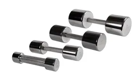 Гантели хромированные от 1 кг до 10кг MB Barbell